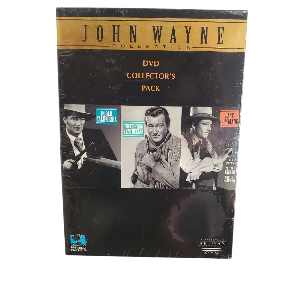NEW John Wayne Collection Collector's Pack Classic Western DVD Box Set Rare OOP